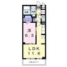 妙光寺アパート 1LDKの間取り
