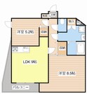 クイーンパレスの間取図