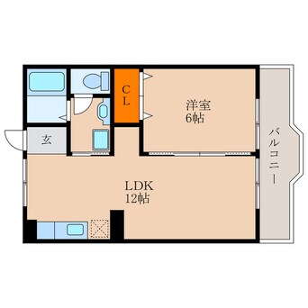 間取図 アコ―シャル・ドゥのとがわ