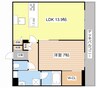 シャーメゾン　守山 1LDKの間取り