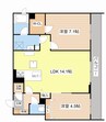 シャーメゾン　守山 2LDKの間取り