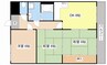 センチュリーマンション 3DKの間取り
