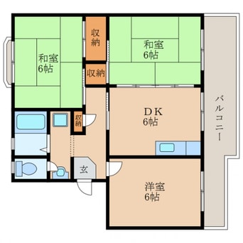 間取図 第１東中野ハイツ