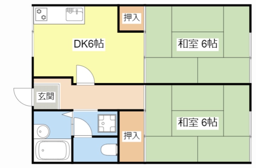 間取図 藤井ハイツ