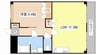 ＥＬ ＧＲＡＣＥ 1LDKの間取り