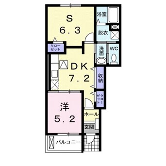 間取図 キャナール