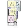 キャナール 1SKの間取り