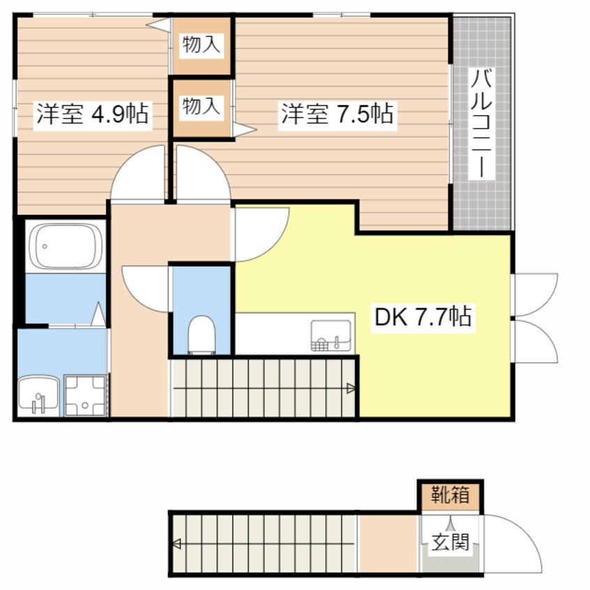 間取図 サーティーン　３