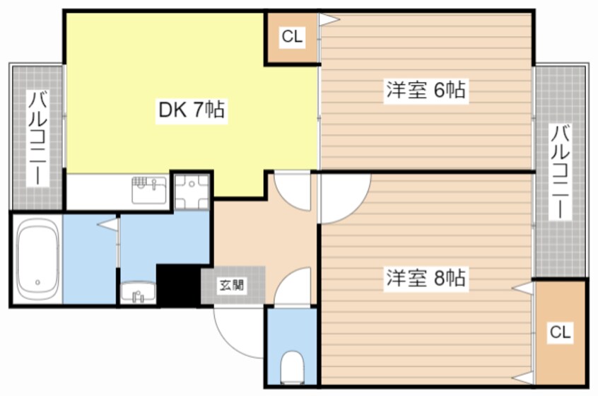 間取図 ラルジュＳ