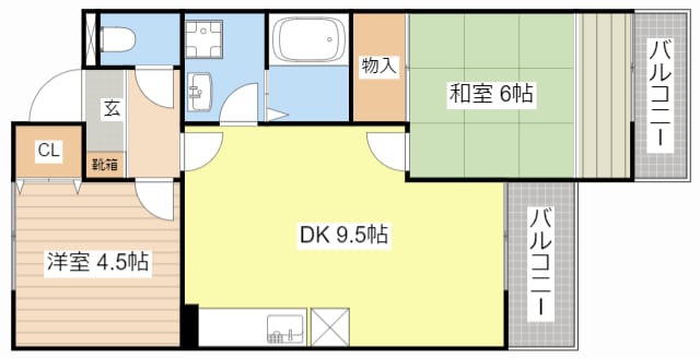 間取り図 パークコート大津ANNEX