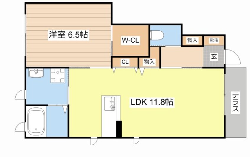 間取図 パルメーラ　東近江