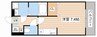 エクセル田中 E 1Rの間取り