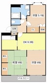 フェアーブリーズ 3DKの間取り