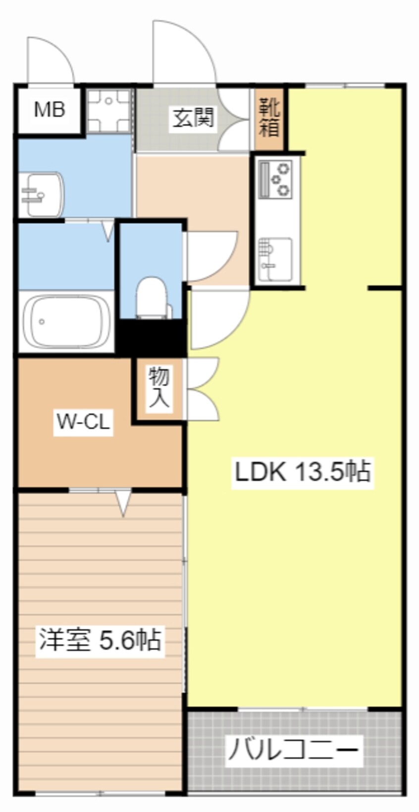 間取図 MaisonChateau・Mako