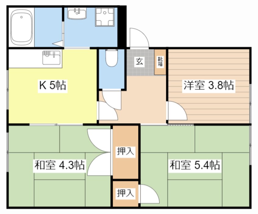 間取図 リバティーハイツ