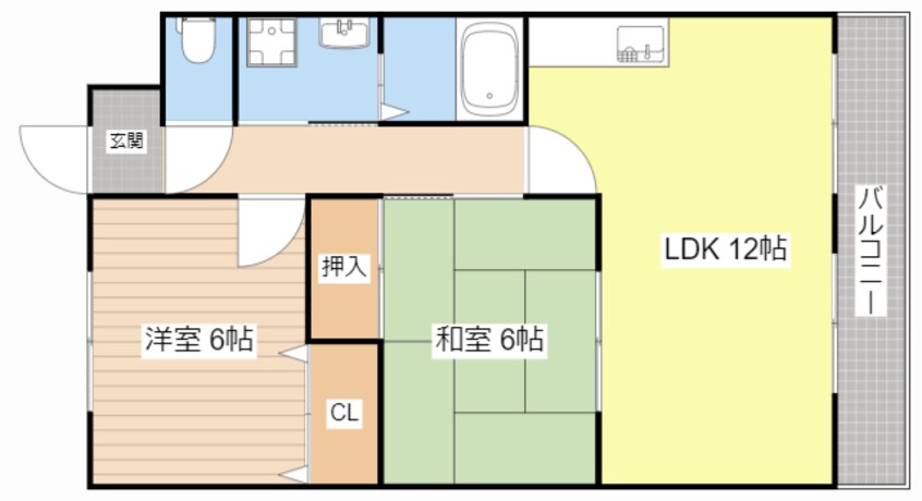 間取図 ウイングサンキャッスル