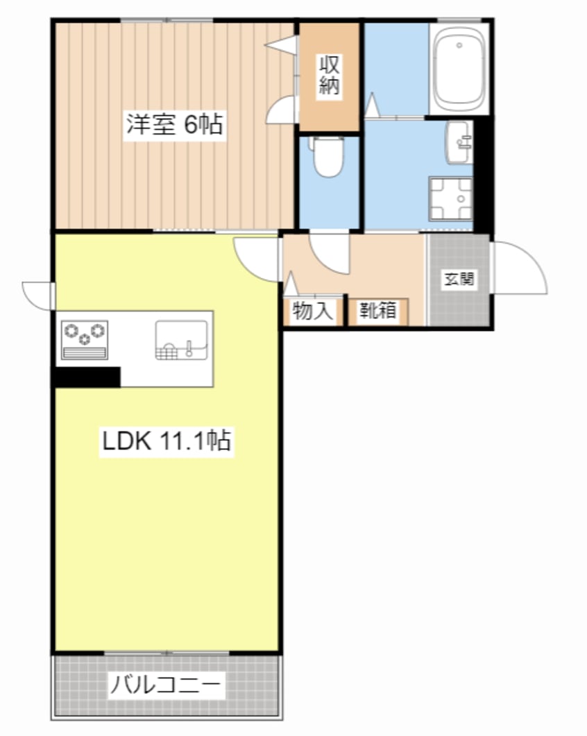 間取図 シャーメゾン　リーリエ