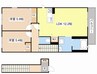 サーティーン１４ 2LDKの間取り