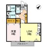 モナリエ 1LDKの間取り