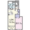レアル 1LDKの間取り