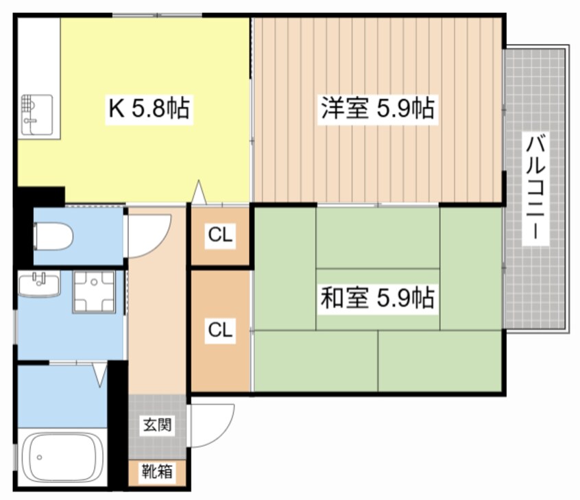 間取図 アプリコット　Ｃ棟