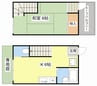 グリーンヒル 1DKの間取り