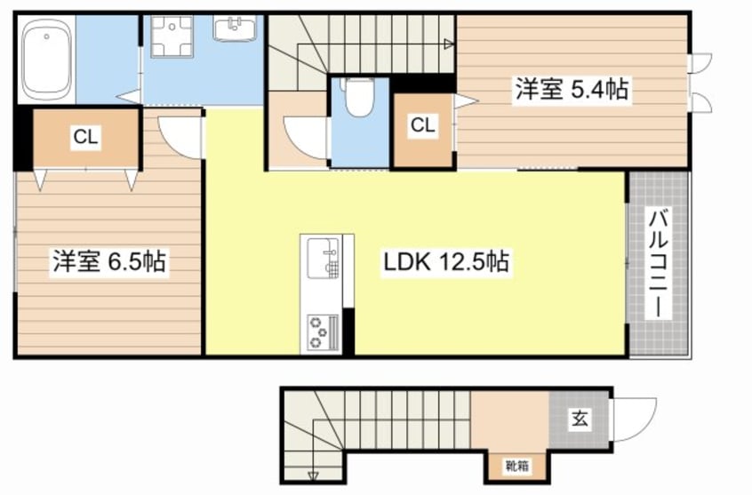 間取図 シャーメゾン　ＳＨＵⅡ