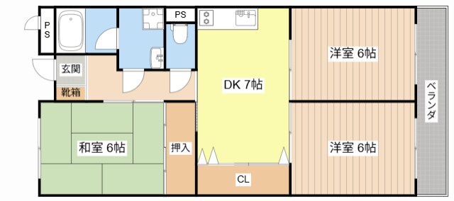 間取り図 パストラルコート