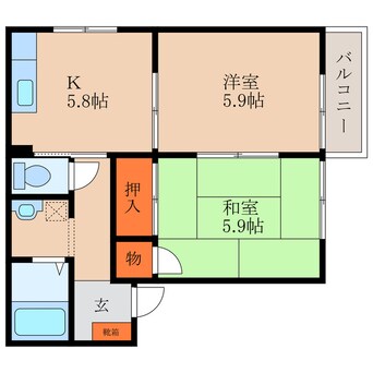 間取図 アプリコット