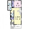 ブローテ 1LDKの間取り