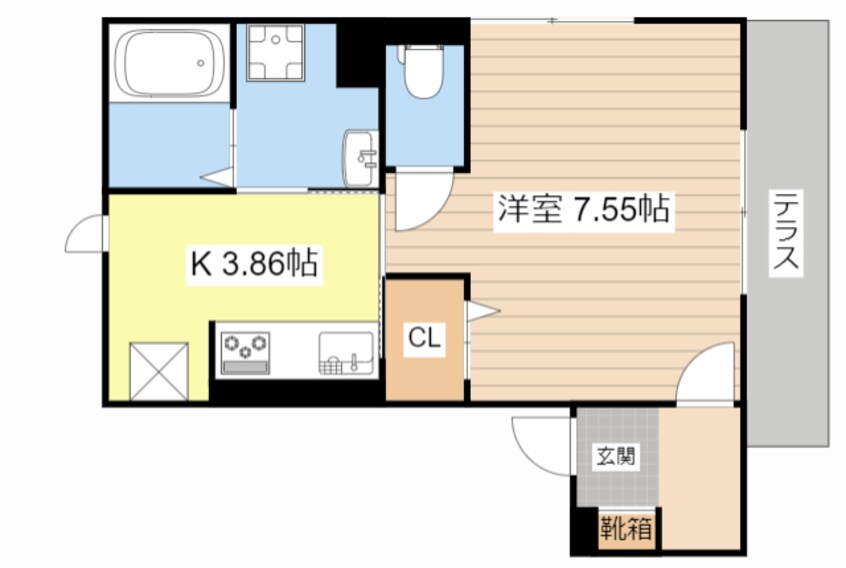 間取図 LA・VILLA五箇荘