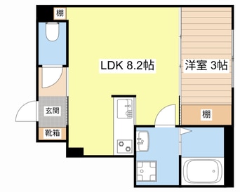 間取図 AS+ヘリオドール