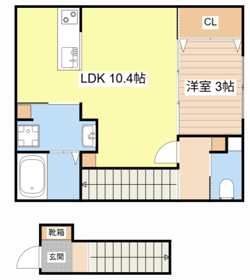 間取図 AS+ヘリオドール