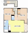 アリビオ 2LDKの間取り