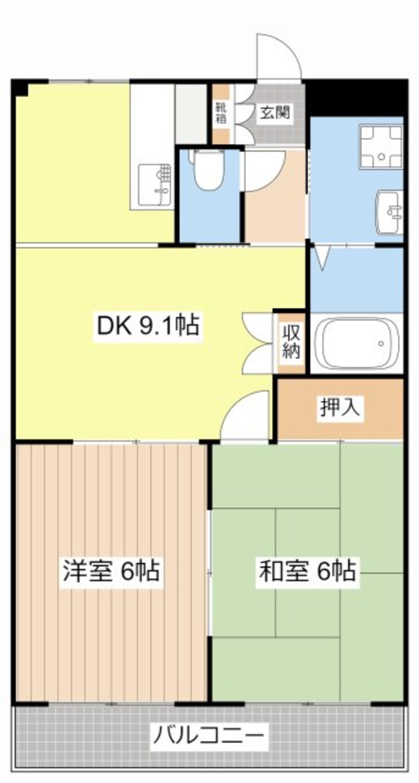 間取図 ハッピー・ガーデン