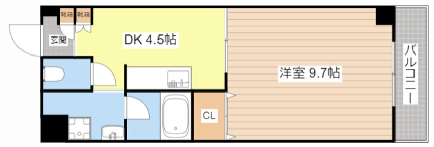 間取図 レキュリーブルー