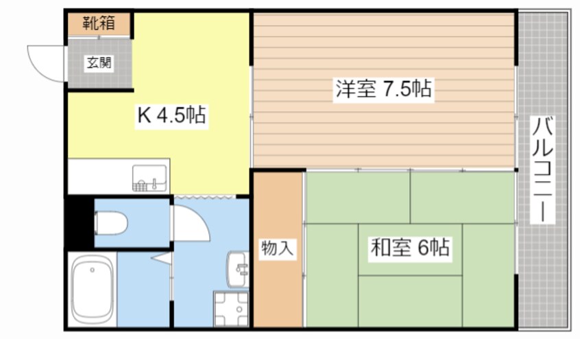 間取図 ハイツ・ユウリ