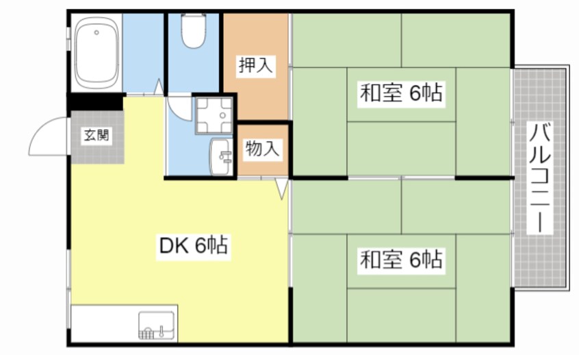 間取図 リバティハイツ