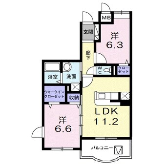 間取図 サニーヒル