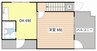 日吉台ポケット 1DKの間取り