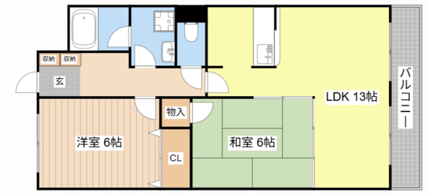 間取図 パールグレイス