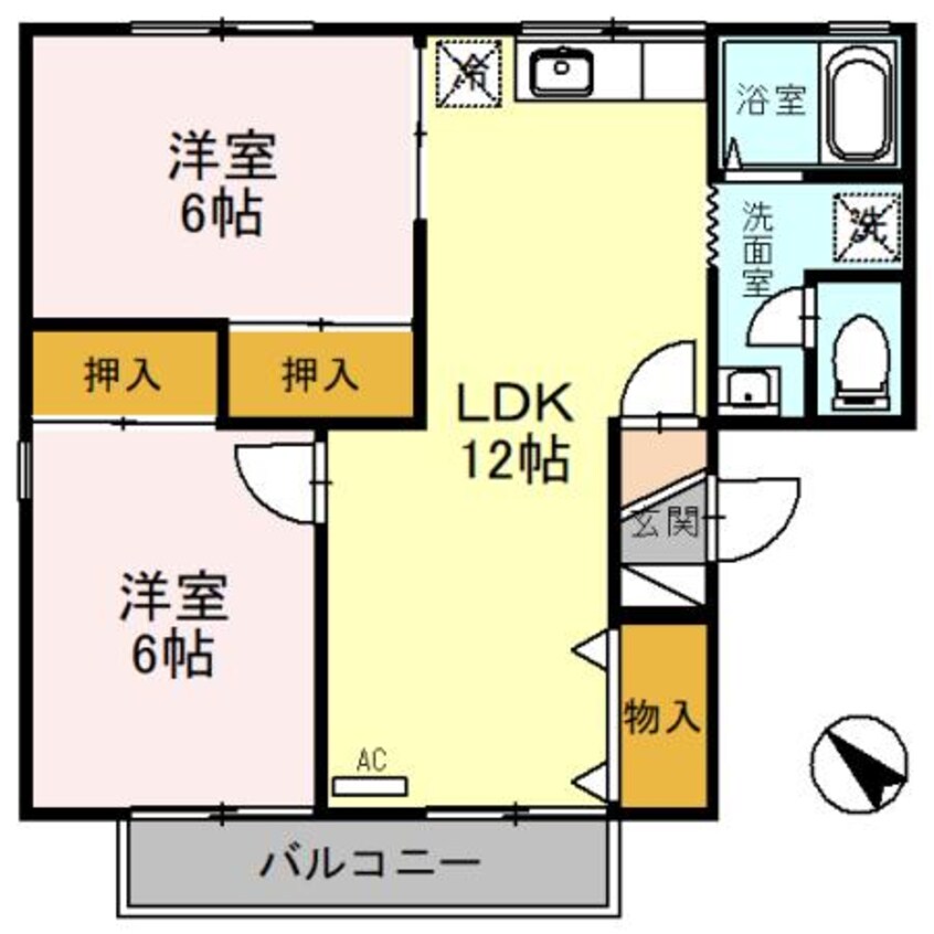 間取図 EAST NONAMI 壱番館