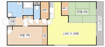 間取図 ルシエル西大津