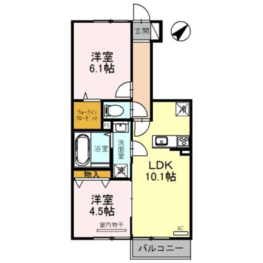 間取図 K DREAMY（ケイ ドリーミィ）