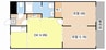 Ｋ’Ｓ　　ＳＱＵＡＲＥ 2DKの間取り