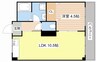 メゾン皇子が丘 1LDKの間取り