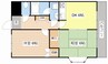 フォレスト旭 2DKの間取り