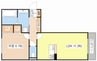 CITY FLATS KITENO 1LDKの間取り