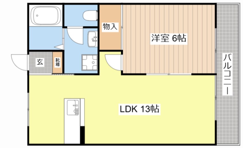 間取図 グランドール野洲