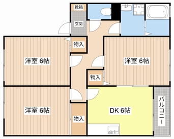 間取図 カーサ野洲